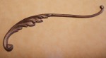 Dekor 36x5cm, ornament, sztukateria - D007