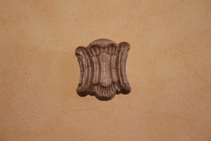 Dekor 4x4cm, aplikacja, sztukateria - D132