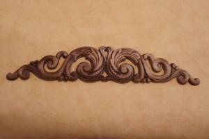 Dekor 26x5cm, ornament, sztukateria- D059