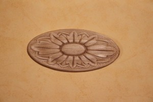 Dekor 11,5x5,5cm, ornament, sztukateria- D141