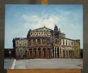 7773 współczesny obraz olejny na płótnie, 60x50