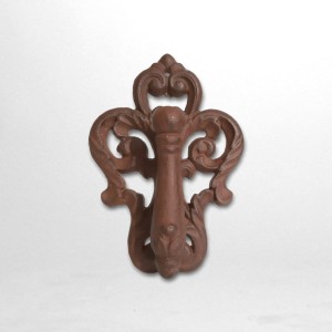 Heur 23D solidna ŻELIWNA kołatka, uchwyt, 18 cm
