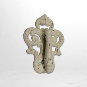 Heur 23AW solidna ŻELIWNA kołatka, uchwyt, 18 cm