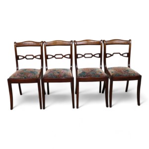 9031 solidne krzesła komplet 4 szt biedermeier