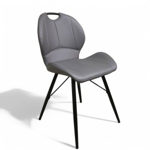 7677 NOWY designerski fotel, krzesło, skóra,  WYPRZEDAŻ