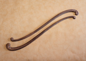 Dekor 34x5cm, ornament, sztukateria 2szt- D039