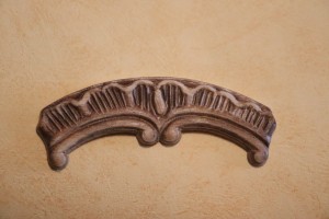 Dekor 10x4cm, ornament, sztukateria- D022