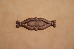 Dekor 10,5x4cm, ornament, sztukateria- D110
