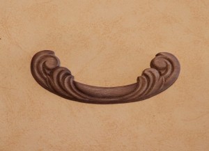 Dekor 10x3,5cm, ornament, sztukateria - D003