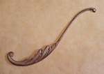 Dekor 36x5cm, ornament, sztukateria - D007a