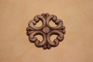 Dekor 5cm, aplikacja, sztukateria - D127