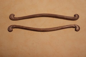 Dekor 18x2cm, ornament, sztukateria 2szt- D031